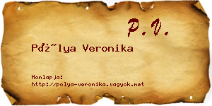 Pólya Veronika névjegykártya